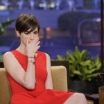 Anne Hathaway Stuns in Sylva Cie on The Tonight Show with Jay Leno 150x150 Anne Hathaway Graces Kennedy Center Honors Red Carpet in Casadei Heels