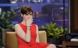 Anne Hathaway Stuns in Sylva & Cie on The Tonight Show with Jay Leno