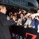 Brad Pitt Engages Crowd at World War Z Sydney Premiere 150x150 Set Photos Leak of Brad Pitt on World War Z
