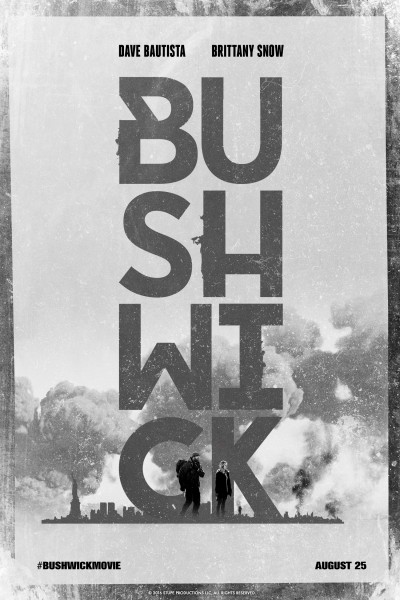 Dave Bautista and Brittany Snow's Bushwick poster