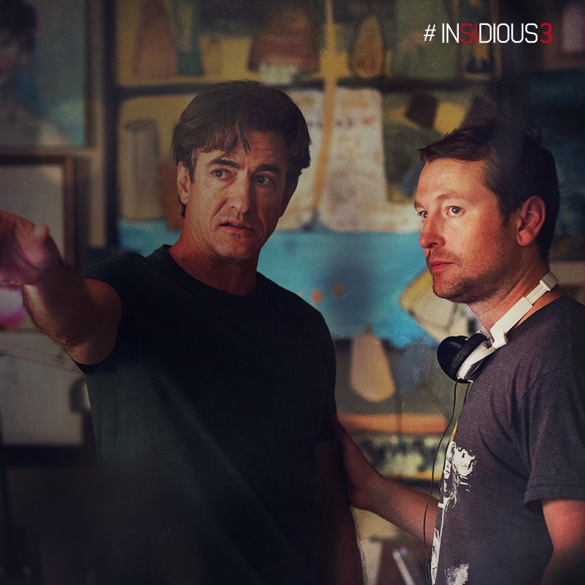 Dermot Mulroney and Leigh Whannell Insidious Chapter 3