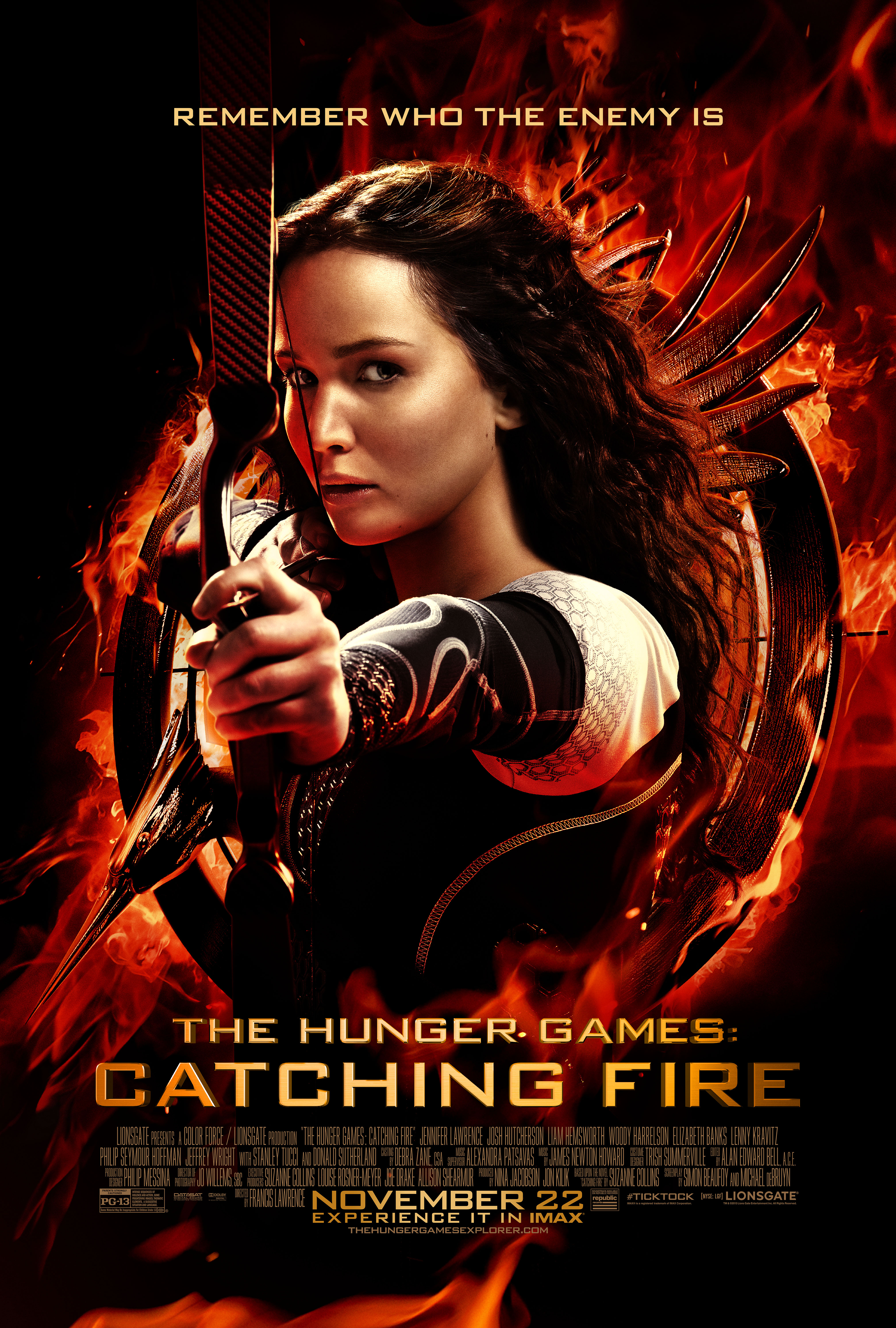 Katniss Aims For the Final The Hunger Games: Catching Fire Poster Katniss Aims For the Final The Hunger Games: Catching Fire Poster