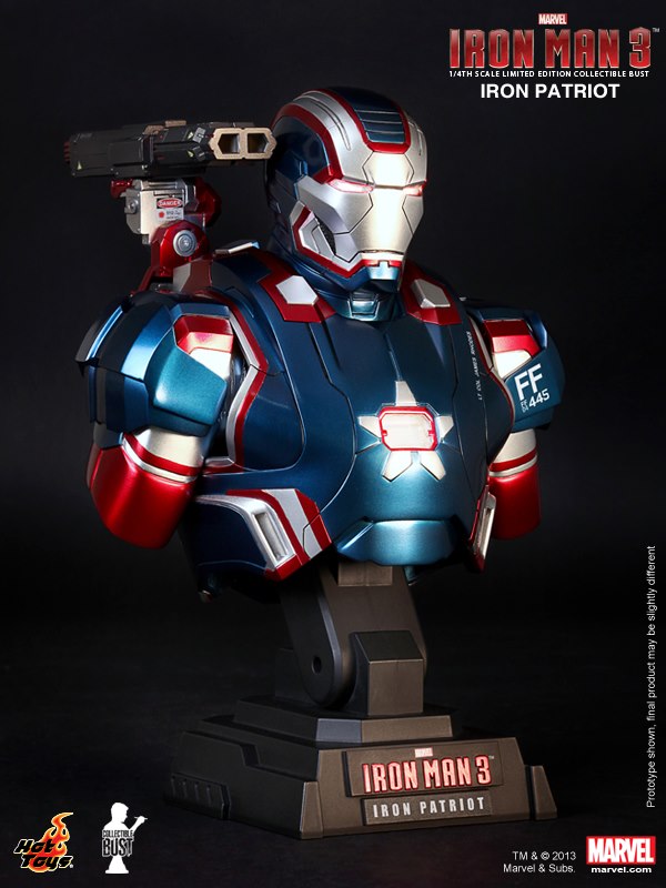 Iron Man 3 Iron Patriot Armor Hot Toys Iron Man 3 Iron Patriot Armor Hot Toys First Look at Iron Man 3 Action Figures from Hot Toys