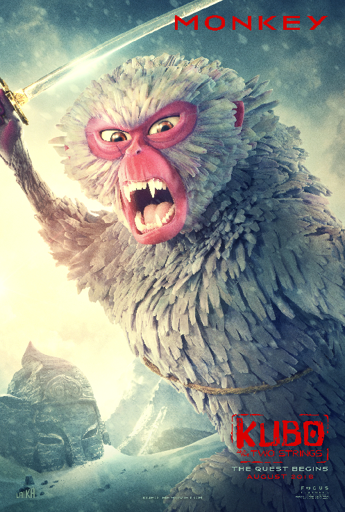 Kubo Monkey Poster