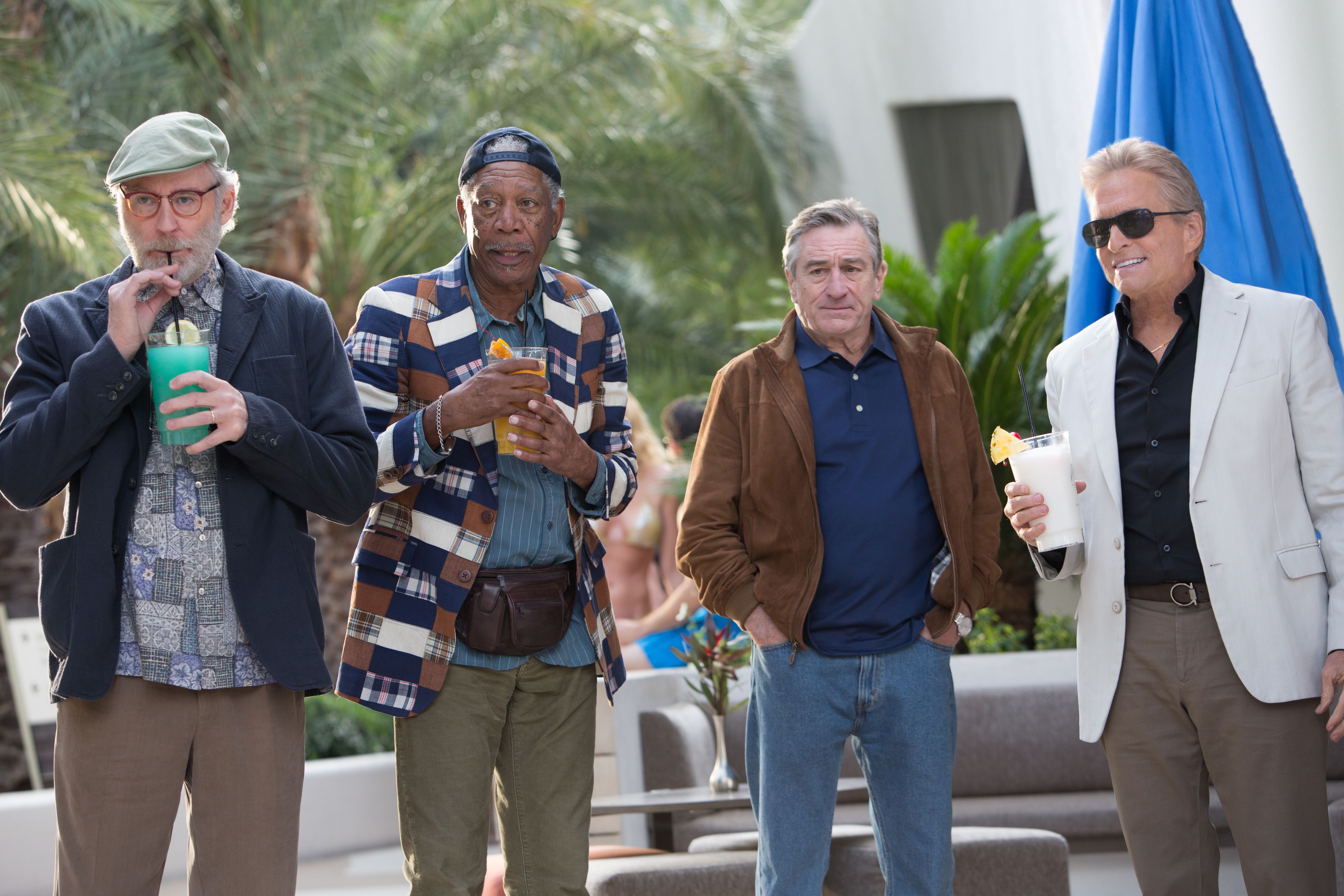 Kevin Kline, Morgan Freeman, Robert De Niro and Michael Douglas Have Fun in Last Vegas