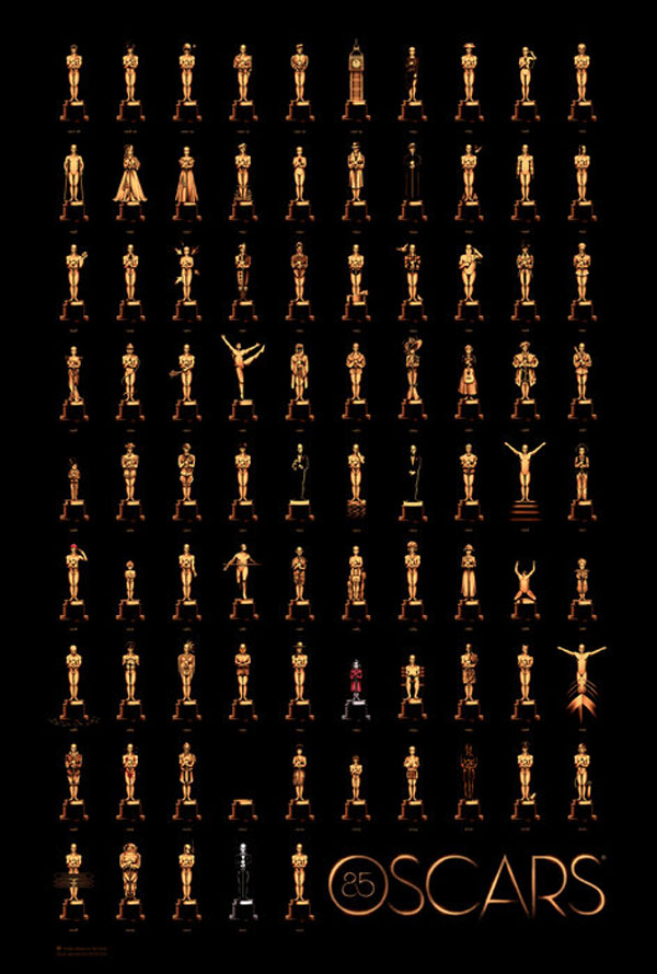 Olly Moss Poster for the 85th Academy Awards