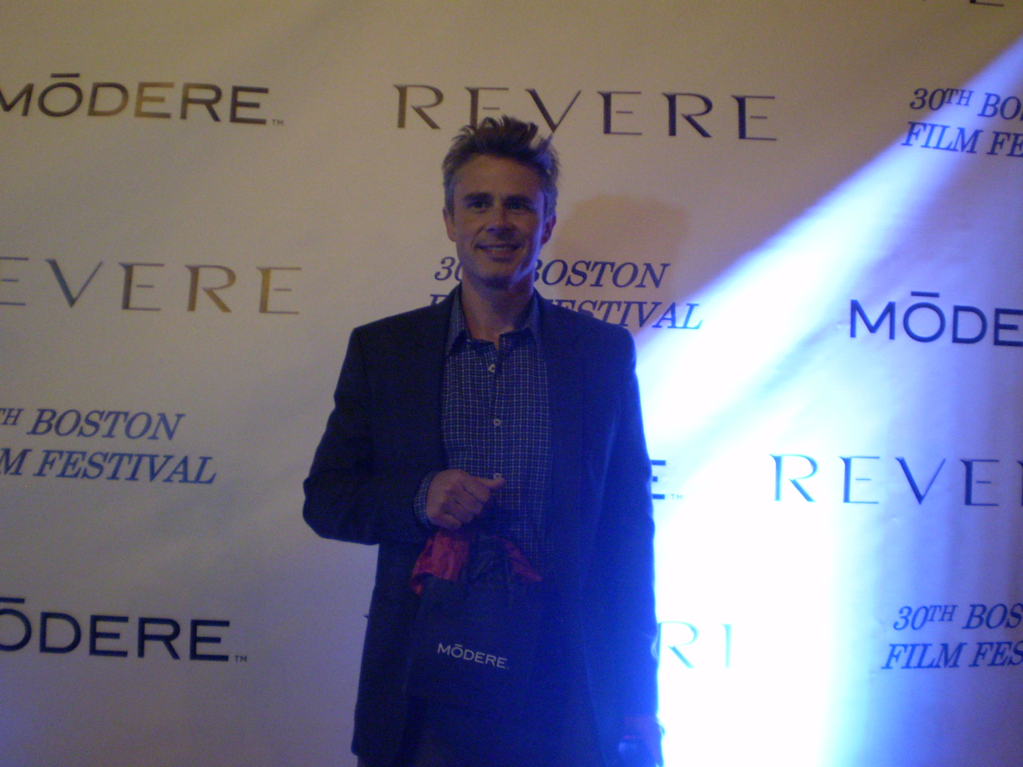 Sam Trammell Hits the White Rabbit Red Carpet at the 30th Boston Film Festival