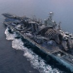 Pacific Rim Monster on Aircraft Carrier 150x150 Photos and Video from The Set of Pacific Rim Surface