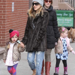 Sarah Jessica Parker Stuns in Sanctuary Jacket in New York City 150x150 Jessica Alba Sports Sanctuary Jeans in Santa Monica