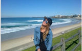 Sharni Vinson Shines in Ruby Starling Jean Jacket in Australia