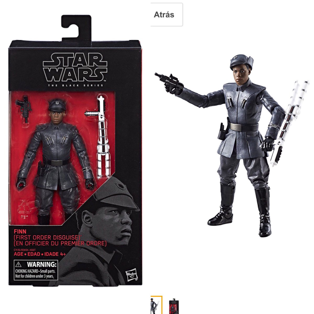 Star Wars: The Last Jedi's Finn Figure