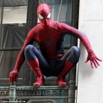 The Amazing Spider Man 2 Stuntman 150x150 Emma Stone and Andrew Garfield on The Amazing Spider Man 2 Set Video and Stills