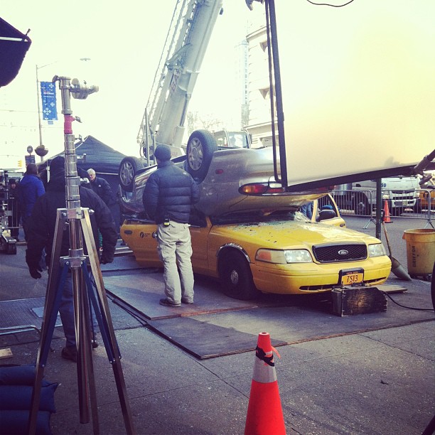 The Amazing Spider-Man Taxi Crush The Amazing Spider Man Taxi Crush Bad Ass Behind the Scenes Clips from The Amazing Spider Man 2