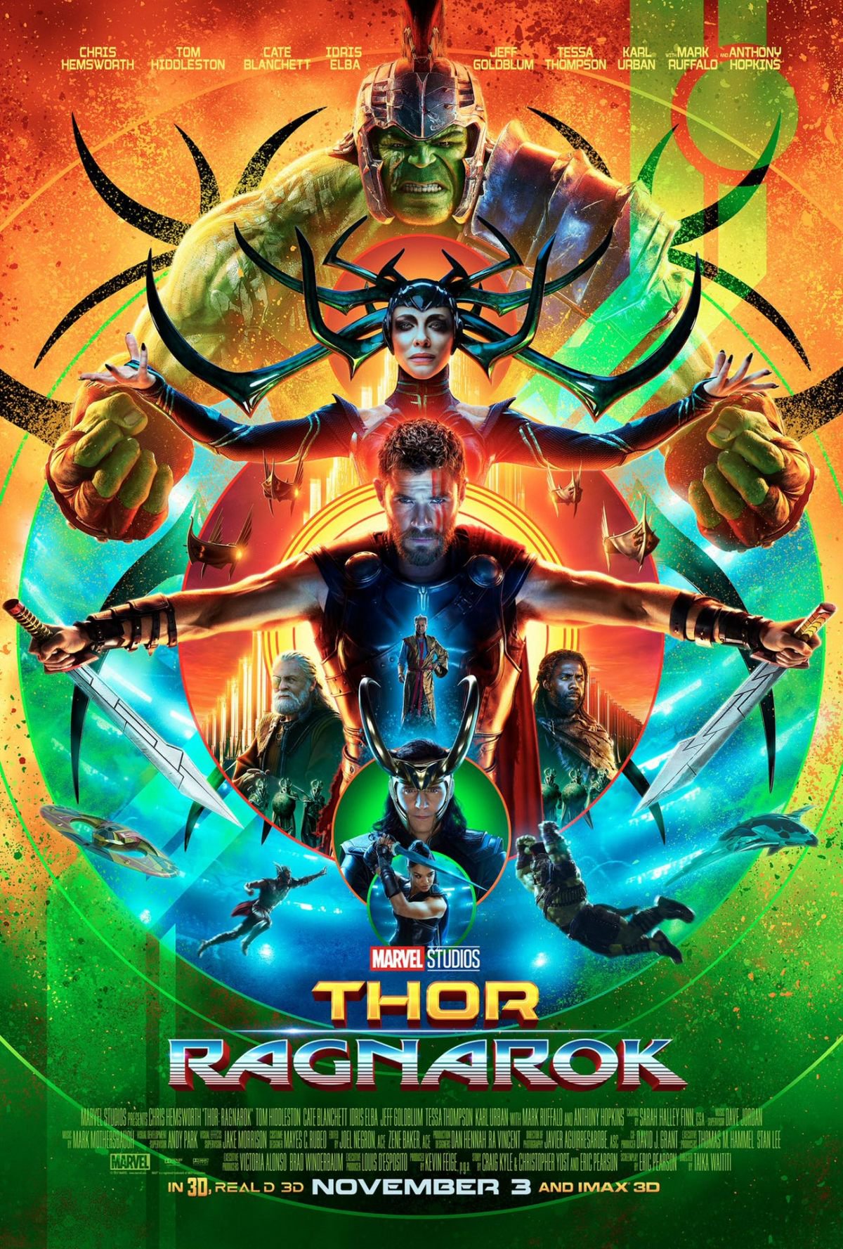 Thor Ragnarok San Diego Comic-Con Poster