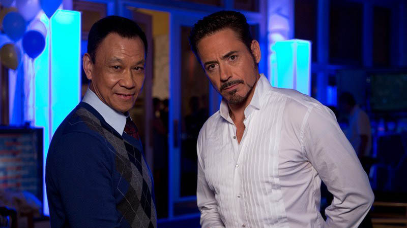 Wang Xuequi and Robert Downey Jr on Iron Man 3 Wang Xuequi and Robert Downey Jr on Iron Man 3 Happy Chinese New Year From Robert Downey Jr. and Wang Xuequi from Iron Man 3