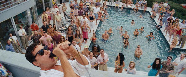 Leonardo DiCaprio in The Wolf of Wall Street