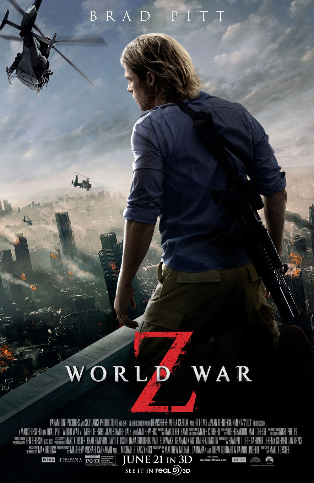 Extra Large Movie Poster Image for World War Z