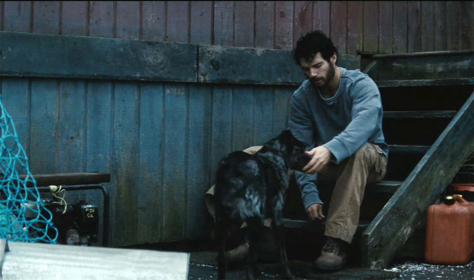 Man of Steel and Dog man of steel dog New Superman: Man of Steel Set Photos and Stills