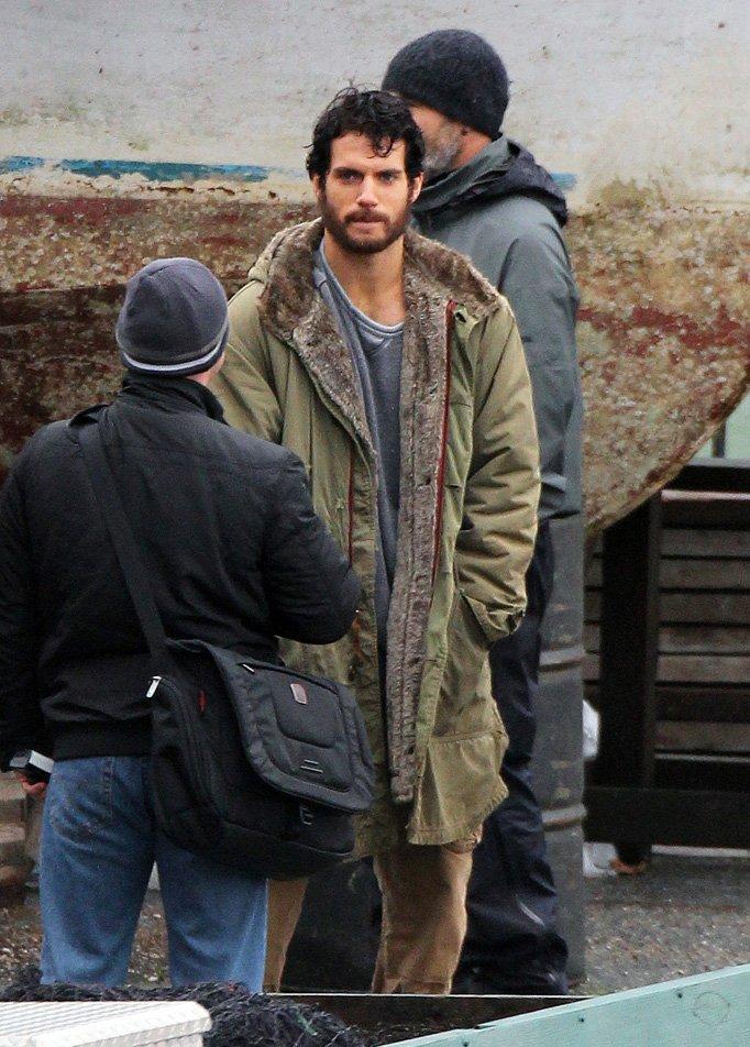 Man of Steel Beard man of steel set beard New Superman: Man of Steel Set Photos and Stills
