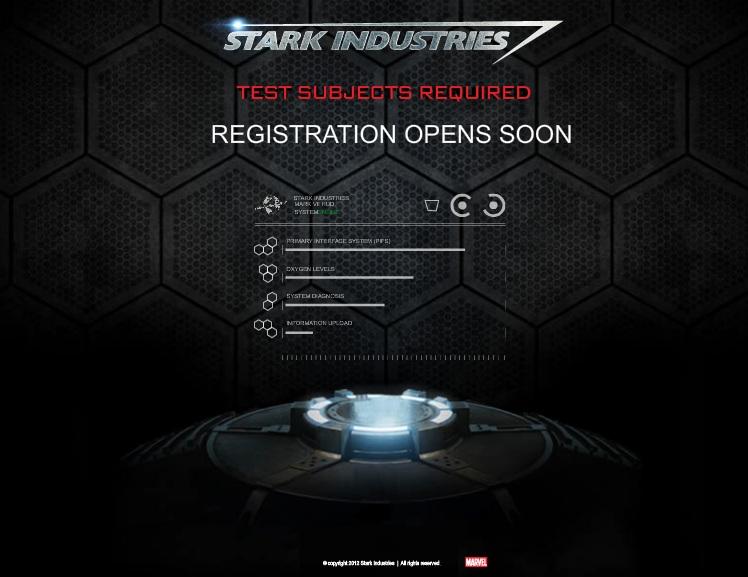 BecomeIronMan.com stark industries iron man 3 viral site A Viral Website for Iron Man 3 Launched, BecomeIronMan.com