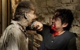 Zombie Bites Glen in The Walking Dead