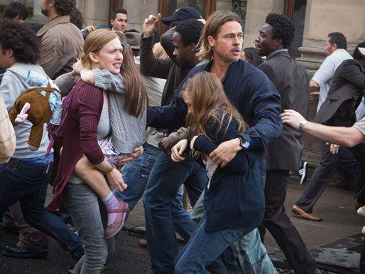 Brad Pitt in World War Z world war z new photo brad pitt New Photo of Brad Pitt from World War Z