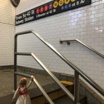 Annabelle Doll in Times Squre Subway Station