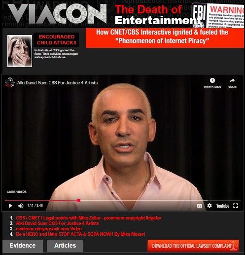 Court filings and media ecosystem diagram