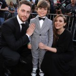 Aaron Taylor-Johnson, Elizabeth Olsen, Carson Bolde