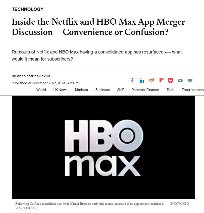 Screenshot of IBTimes article