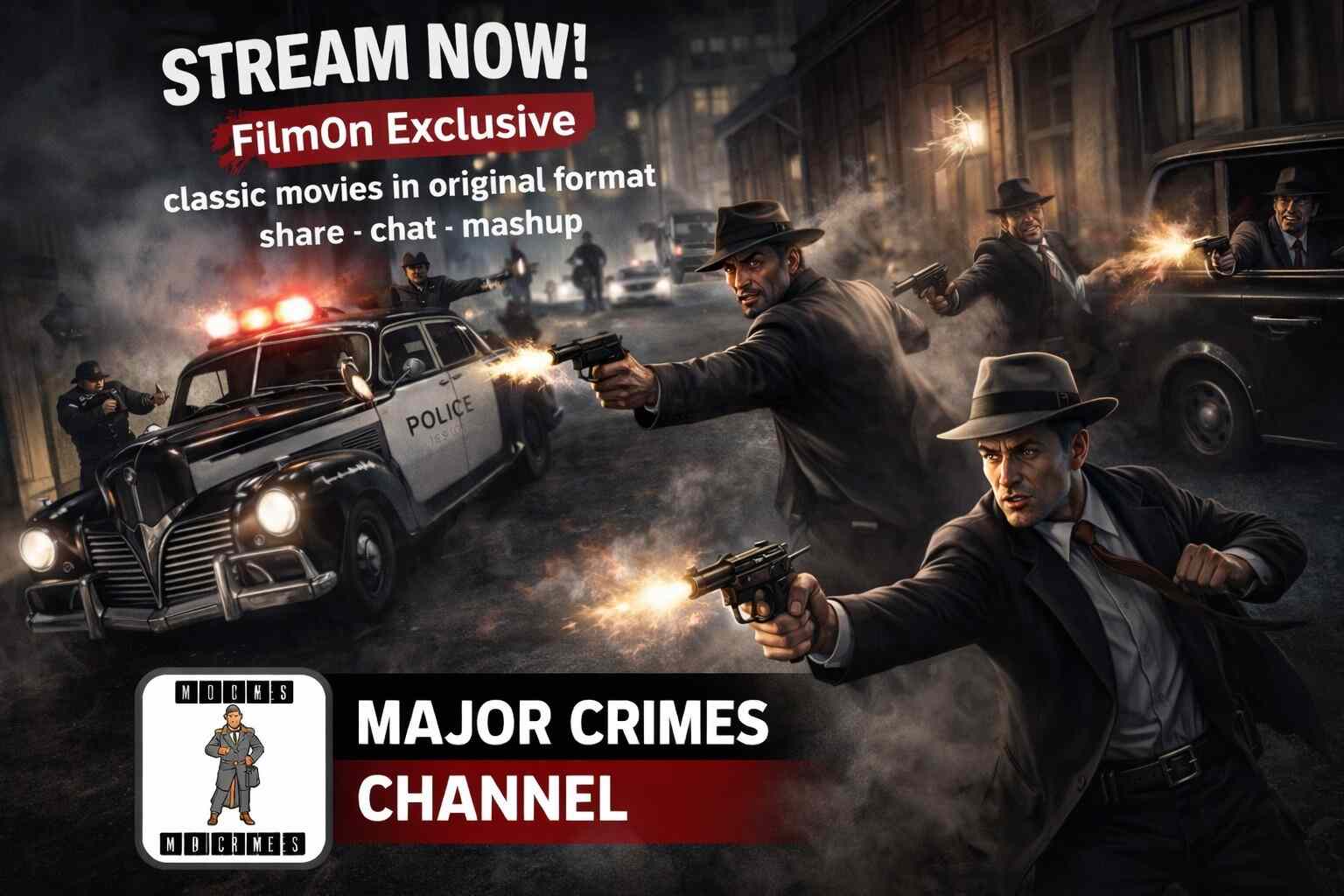 Stream Classic Crime Thrillers: Major Crimes Channel Launches on FilmOn
