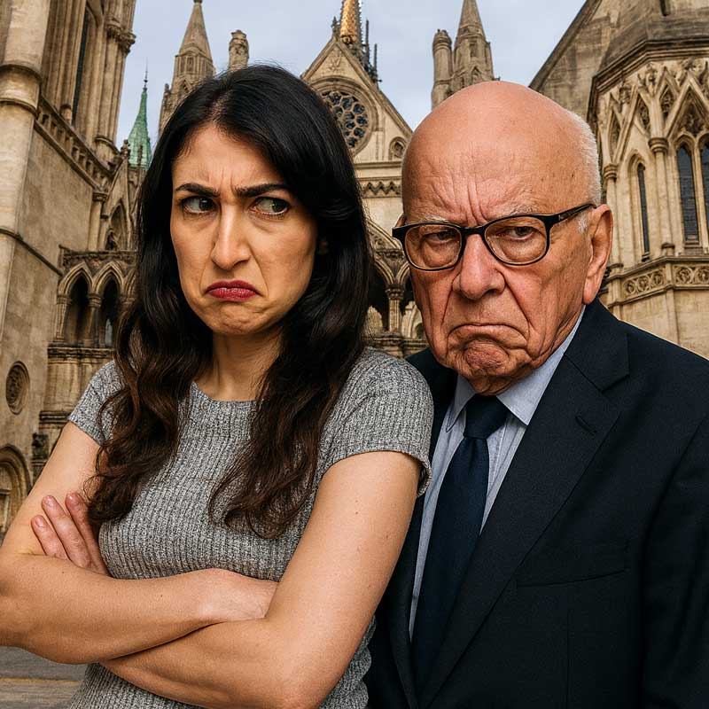 Rupert Murdoch and Khadeeja Safdar — High Court proceedings context