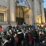 Pro-Palestinian Rally in Columbus Circle Escalates: Burning Flags, Shop Shutdowns, and Chilling Warnings Dominate NYC Streets