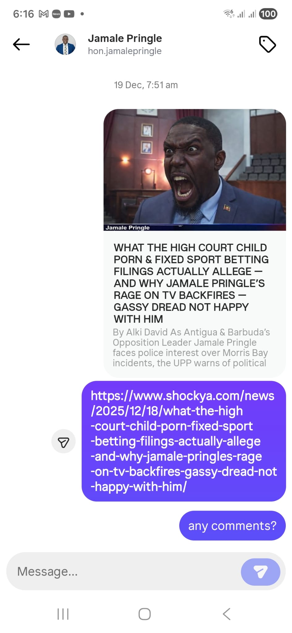 Instagram Service Screenshot