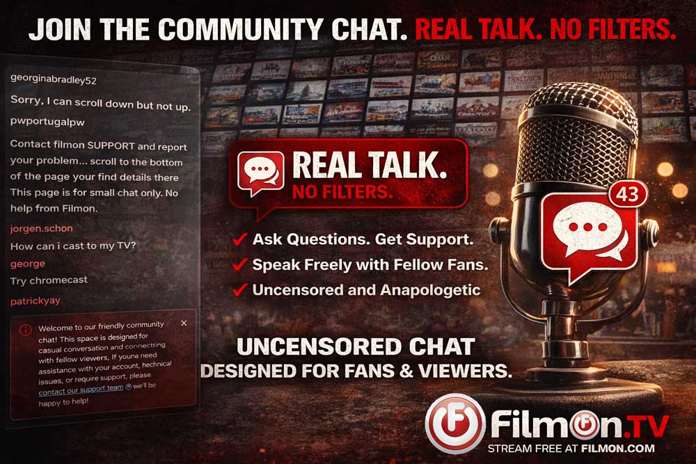 FilmOn TV — Real-time Community Chat & Support