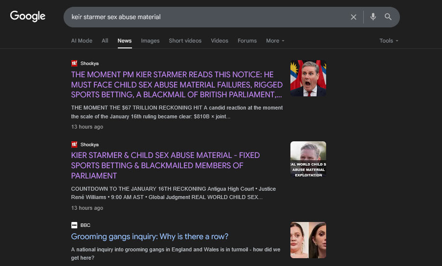 UK political media coverage