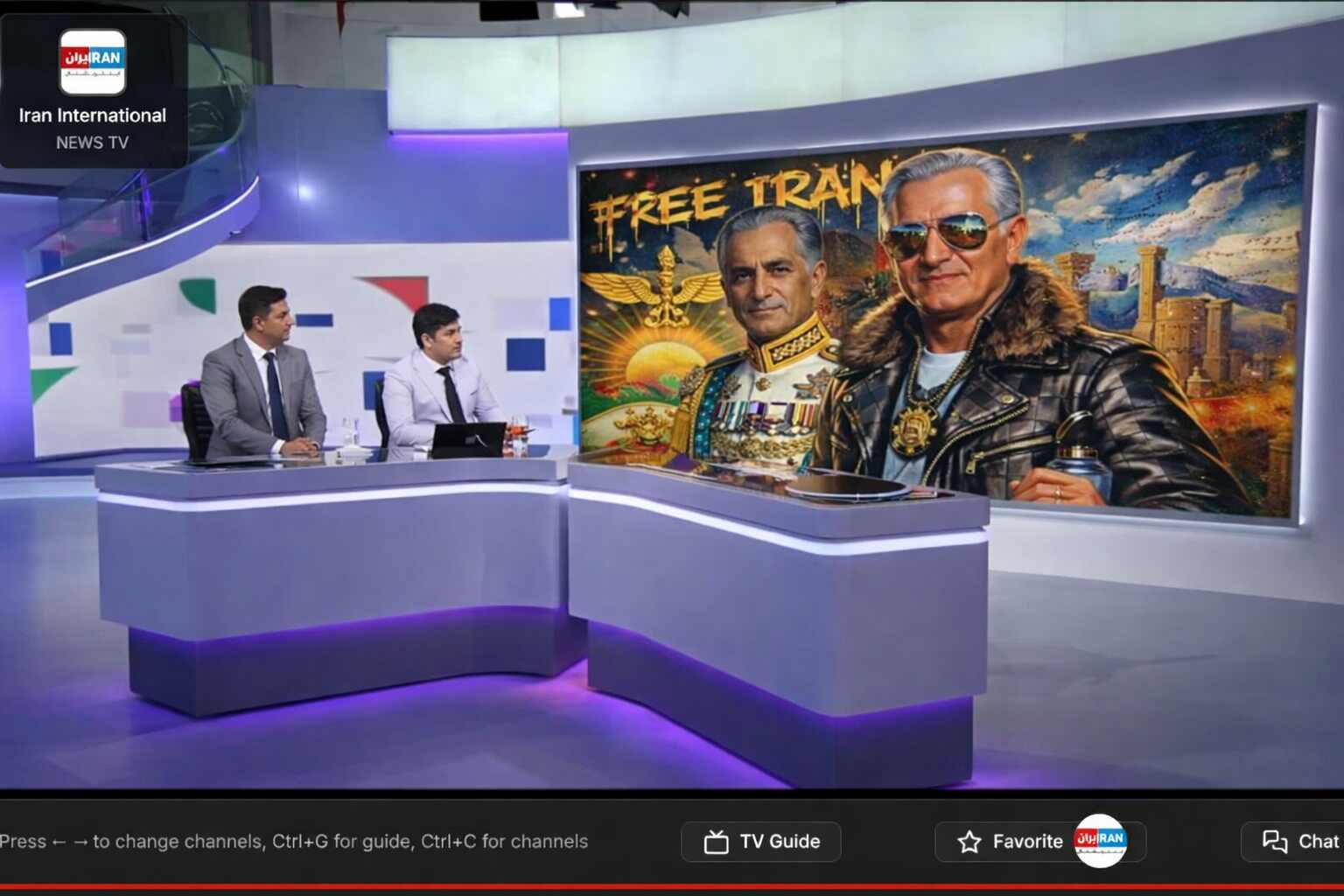 Pop art studio show Reza Pahlavi Mohammad Reza Shah