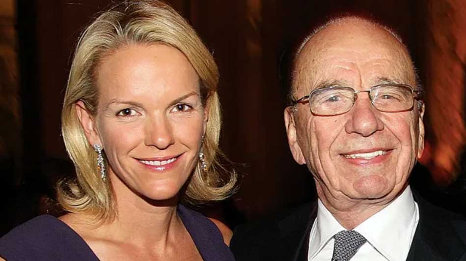 Rupert Murdoch and Elisabeth Murdoch